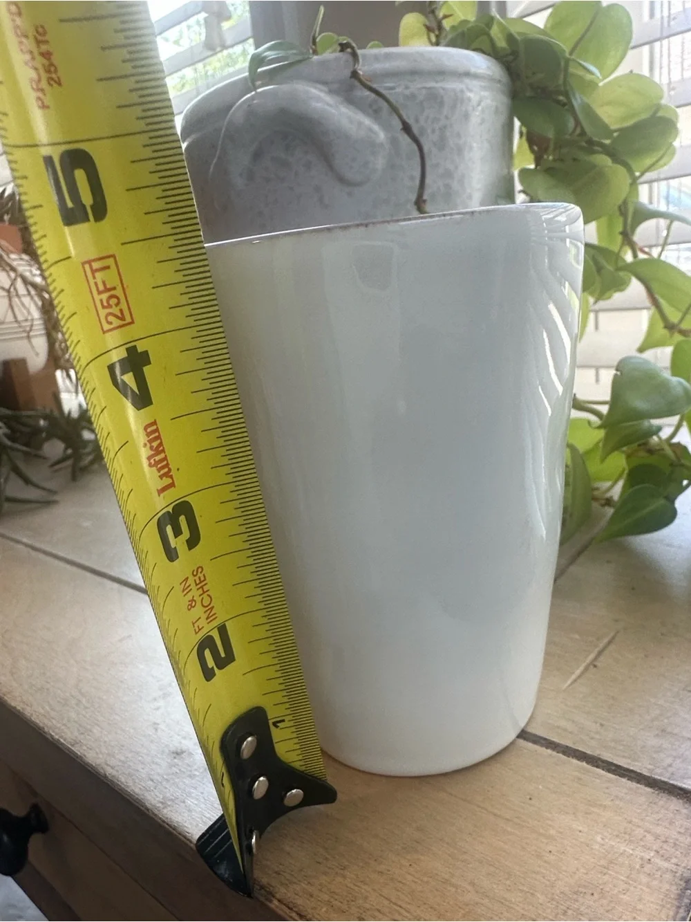 Crate & Barrel Chunky Handled Antiqued Mug